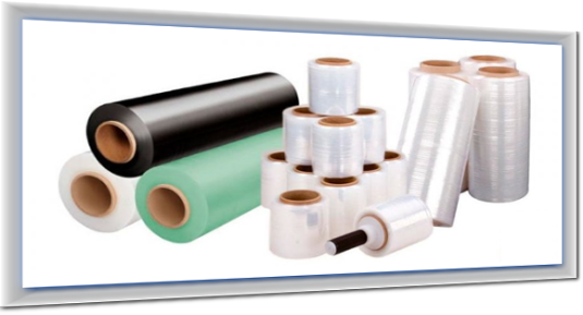 Película estirable playo industrial para embalaje logístico